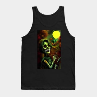 Halloween digital painting Tank Top